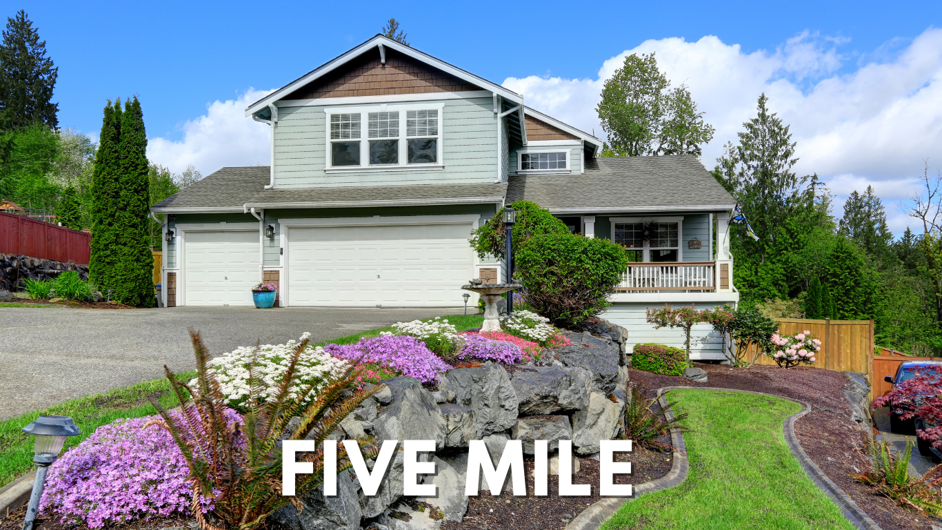 View Homes in Five Mile