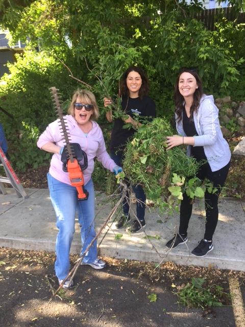 Windermere Spokane Valley agents working on on Community service day