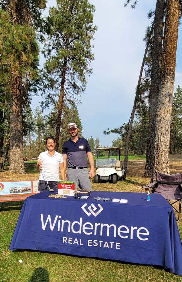 Windermere Booth at Golf Event